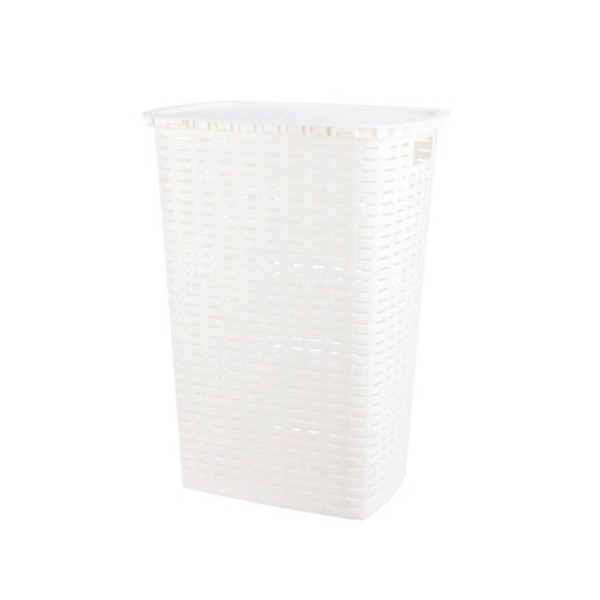 BATH SOLUTIONS BASKET WHITE ANTHRACENE