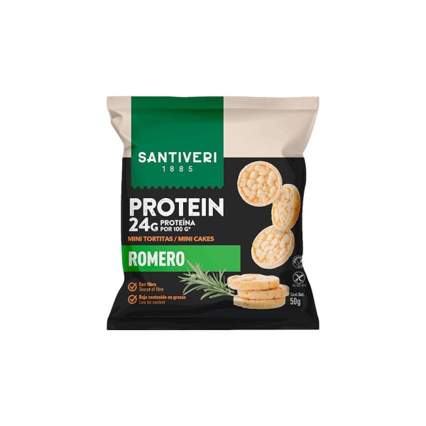 SANTIVERI PROTEIN NOGLUT ROSEMARY MINI CORN CAKES 