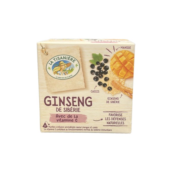 LA TISANIERE GINSENG DE SIBERIE AVEC VITAMINE C