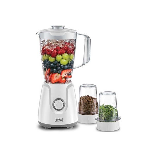 BLACK+DECK BLENDER 400W 2 SPEEDS WITH 2 GRINDERS 