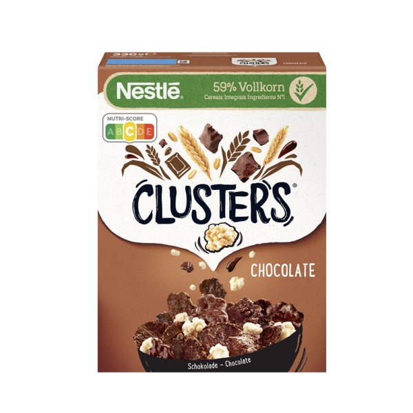 NESTLE CLUSTERS CHOCOLATE CEREALS