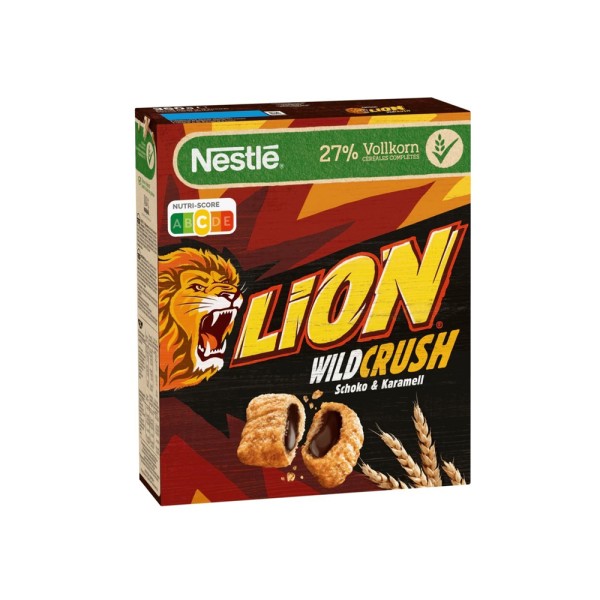 LION WLIDCRUSH CEREALS CHOCO AND CARAMEL