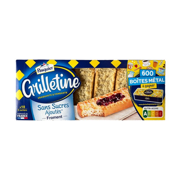 BRIOCHE PASQUIER BRIOCHE SANS SUCCRE AJOUTER 