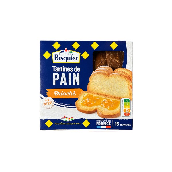 BRIOCHE PASQUIER TARTINE DE PAIN BRIOCHE 