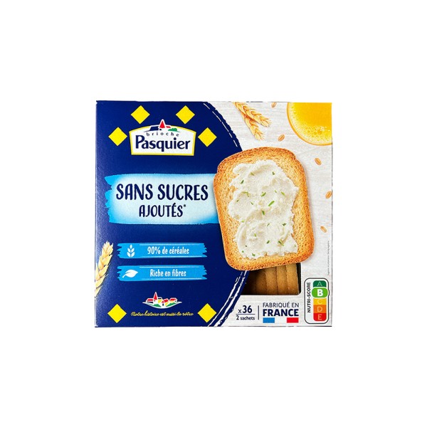 BRIOCHE PASQUIER BISCOTTES SANS SUCRE AJOUTER