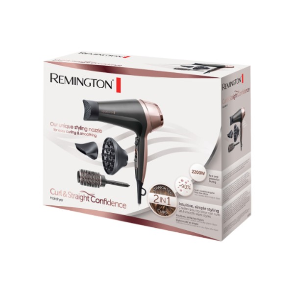 REMINGTON HAIR DRYER DIFFUSER CURLING STRAIGHT HAIRBRUSH