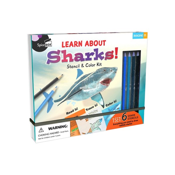 SPICEBOX II LEARN & DRAW SHARKS V2