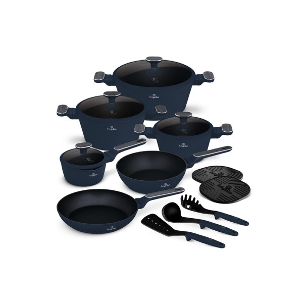 BERLINGER HAUS DEEP SEA COOKWARE SET FORGES ALUMINUM
