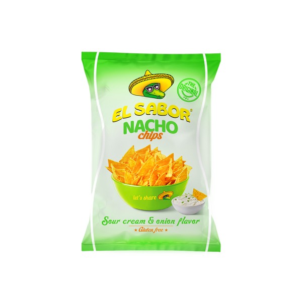 EL SABOR NACHO CHIPS SOUR CREAM AND ONION
