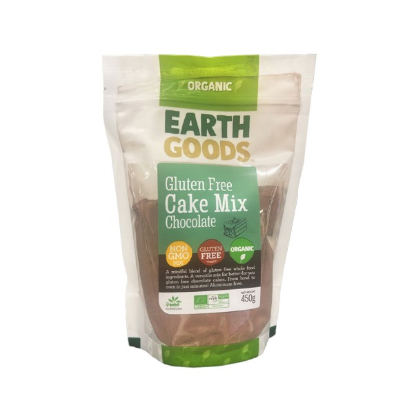 EARTH GOODS ORGANIC CHOCO CAKE MIX 