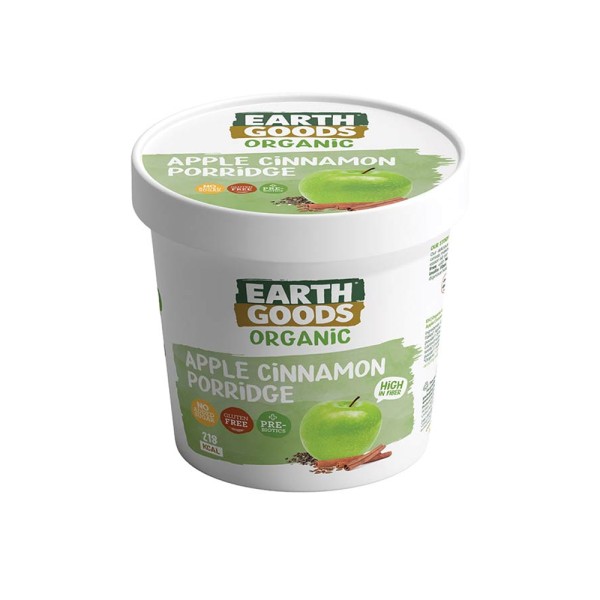EARTH GOODS ORGANIC APPLE CINAMON PORRIDGE 