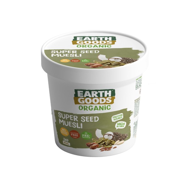 EARTH GOODS ORGANIC SUPER SEEDS MUESLI