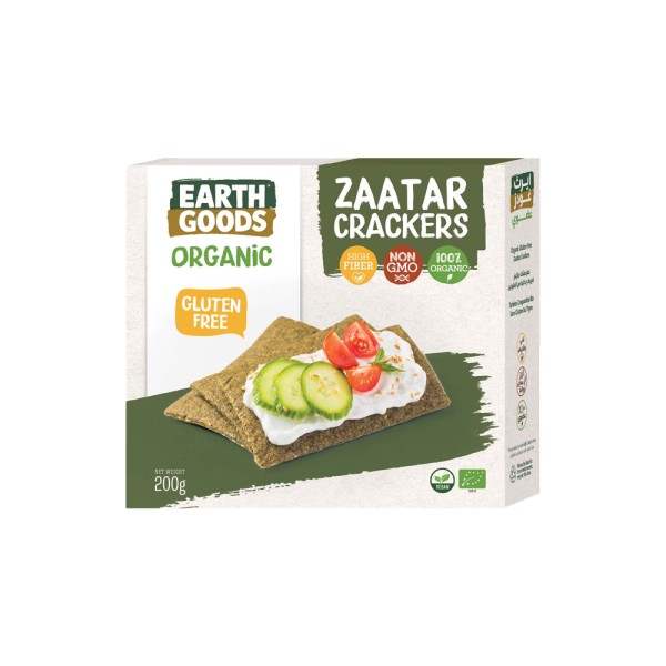 EARTH GOODS ORGANIC ZAATAR FLAT BREAD 