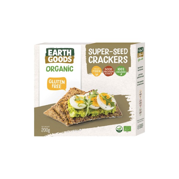 EARTH GOODS ORGANIC SEED FLAT BREAD