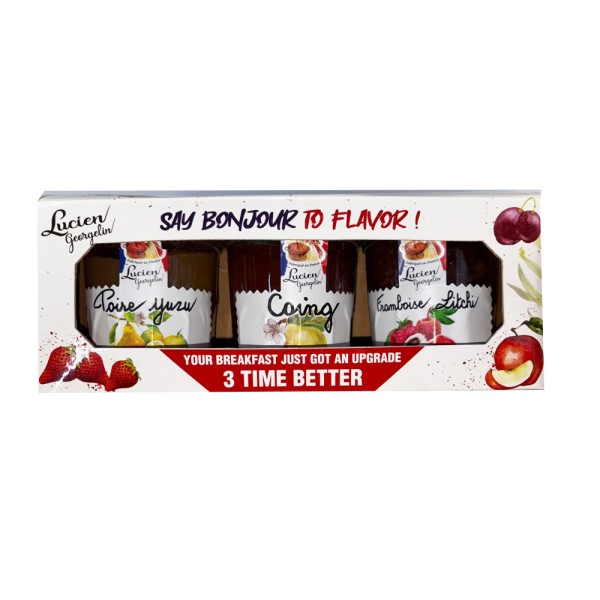 LUCIEN GEORGELIN 2 JAM ASSORTED +1 FREE 