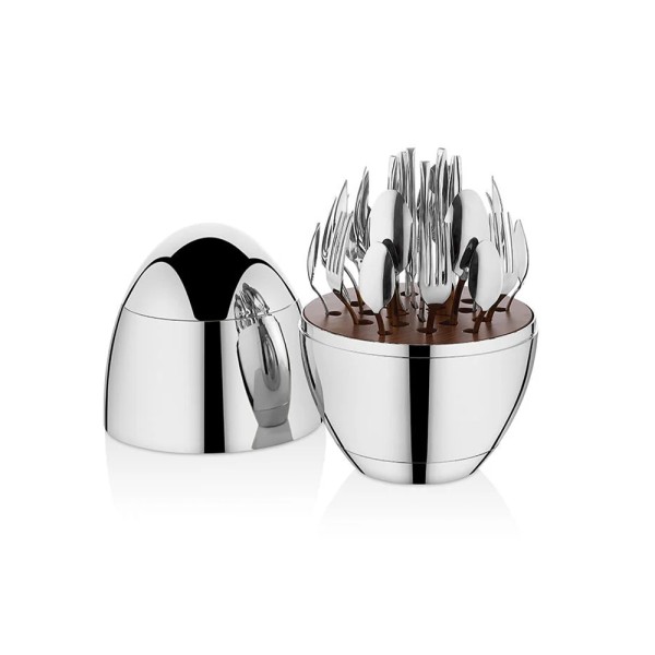 HARD GOODS  EGGSHAPE CUTLERY  SET S.S SILVER