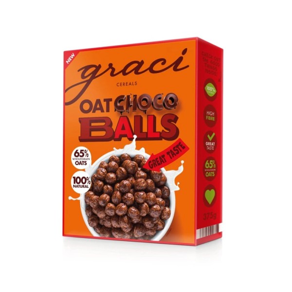 GRACI OAT CEREAL CHOCO BALLS