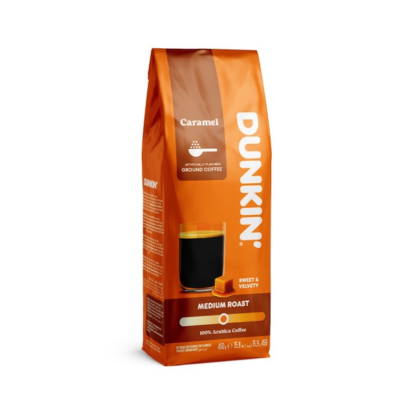 DUNKIN. CARAMEL MEDIUM GROUND COFFEE