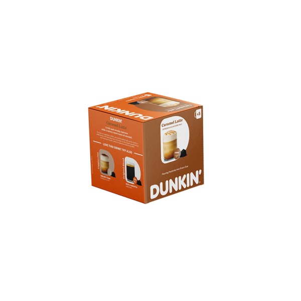 DUNKIN. DOLCE GUSTO CARAMEL LATTE CAPS