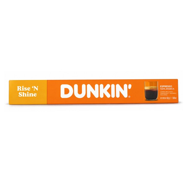 DUNKIN. NESPRESSO RISE AND SHINE CAPS