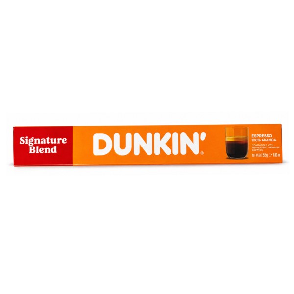DUNKIN. NESPRESSO SIGNATURE BLEND CAPS