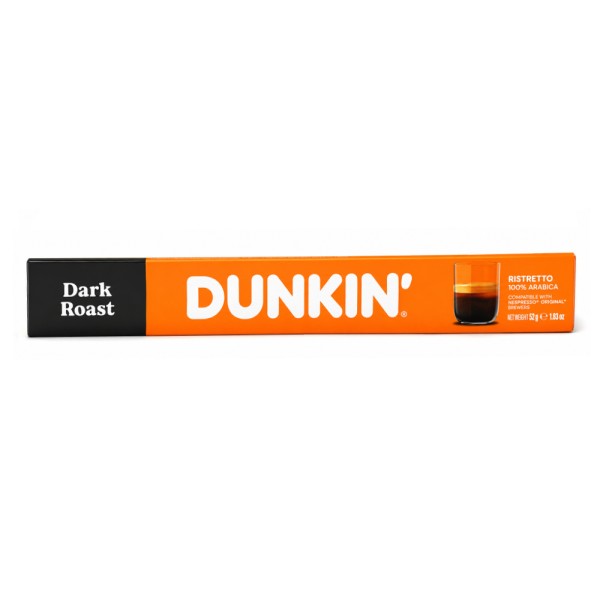 DUNKIN. NESPRESSO DARK ROAST CAPS
