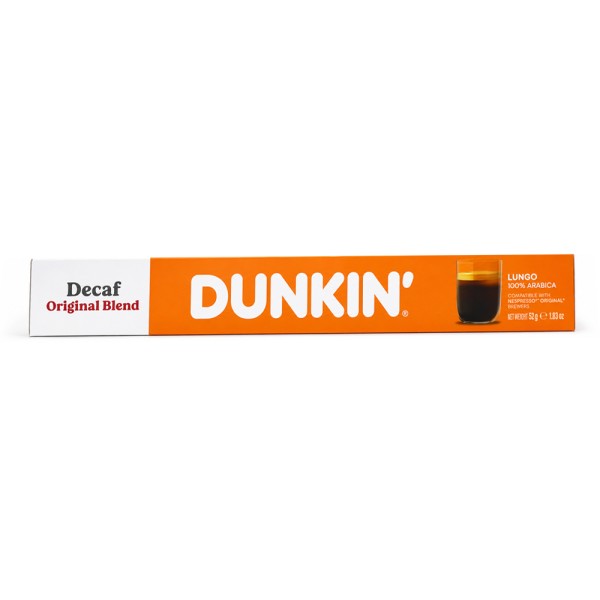 DUNKIN. NESPRESSO DECAF ORIGINAL BLEND CAPS