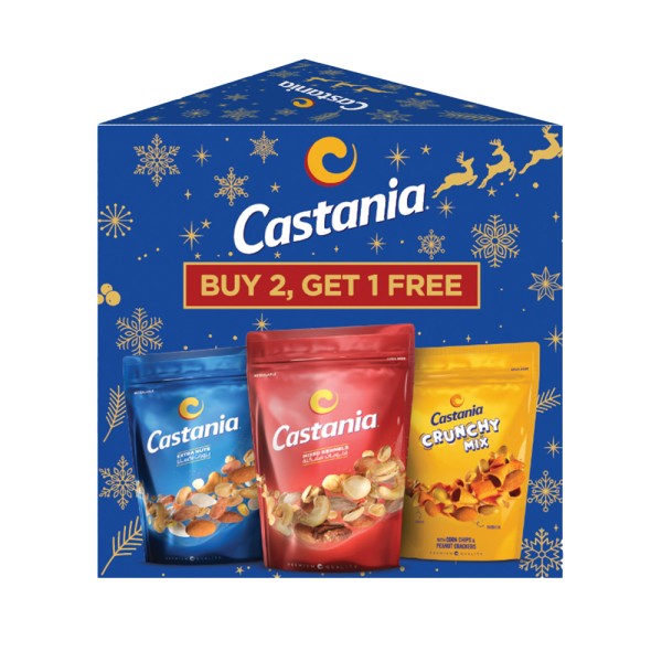 CASTANIA TRIANGLE HOLIDAY KERNELS+ EXTRA+ CRUNCHY