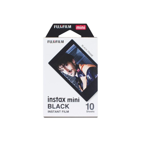 FUJIFILM INSTAX MINI FILM 1PK ( 10SH ) BLACK FRAME