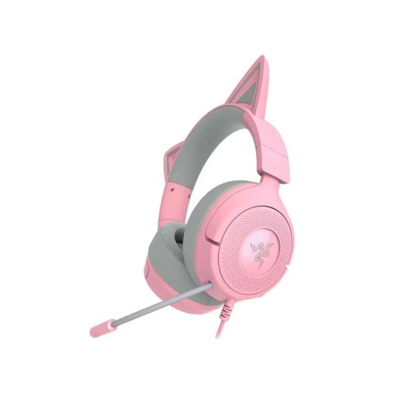 RAZER KRAKEN KITTY V3 XQUARTZ WIRED GAMING HEADSET KITTY
