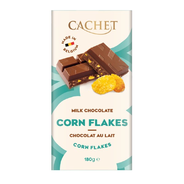 CACHET MILK CHOCOLATE CORN FLAKES TABLET