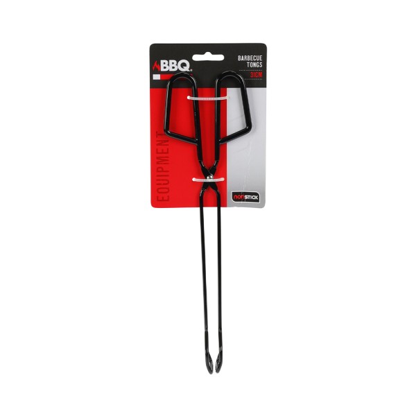 BBQ BBQ TONGS BLACK NON STICK