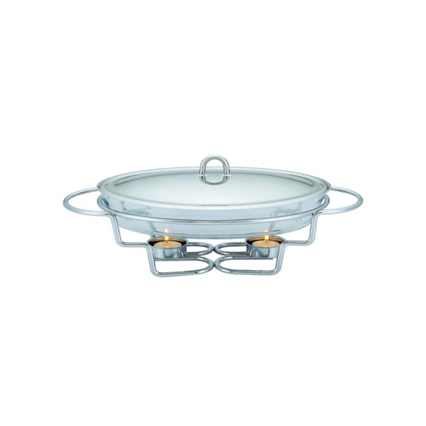 HARD GOODS OVALFOOD WARMER W. LIGHT COVER