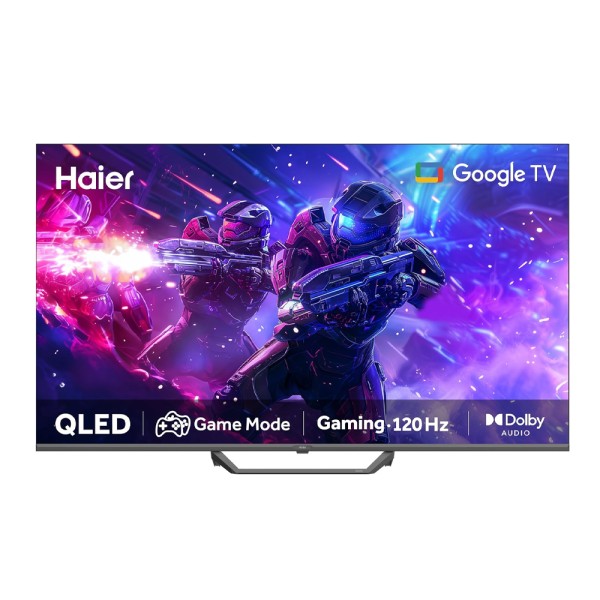 HAIER QLED GOOGLE TV 4K UHD SMART 120HZ 4HDMI