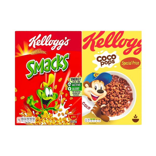 KELLOGGS COCO POPS+SMACKS AT SP 