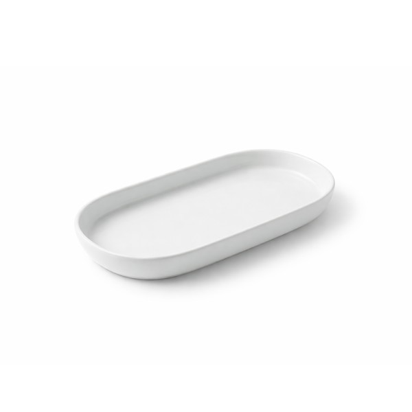 HARD GOODS PORCELAIN OVAL PLATE W. EDGE 