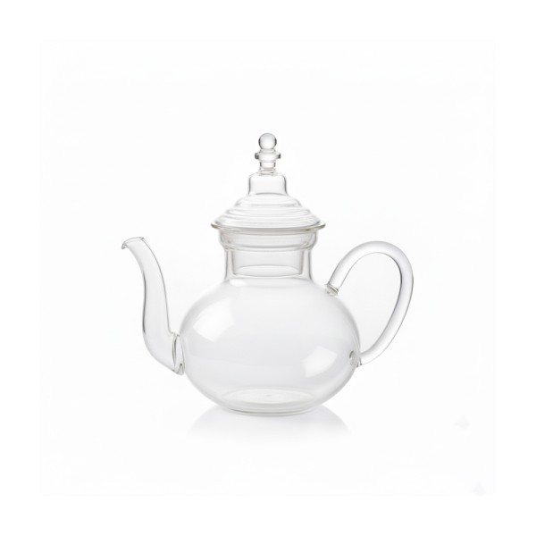 LUCIANO ALADDIN GLASS TEA KETTLE W.FILTER 