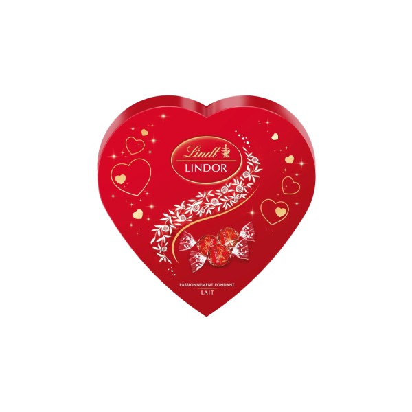  LINDT HEART BOX MILK