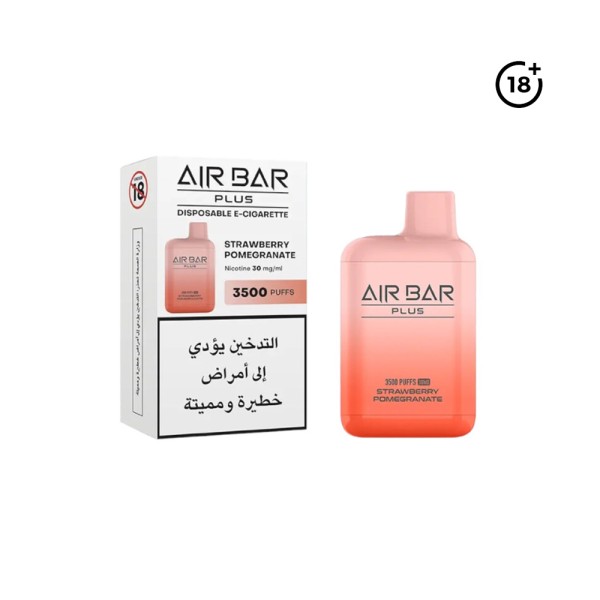 AIR BAR PLUS STRAWBERRY POMEGRANATE 3500 PUFFS