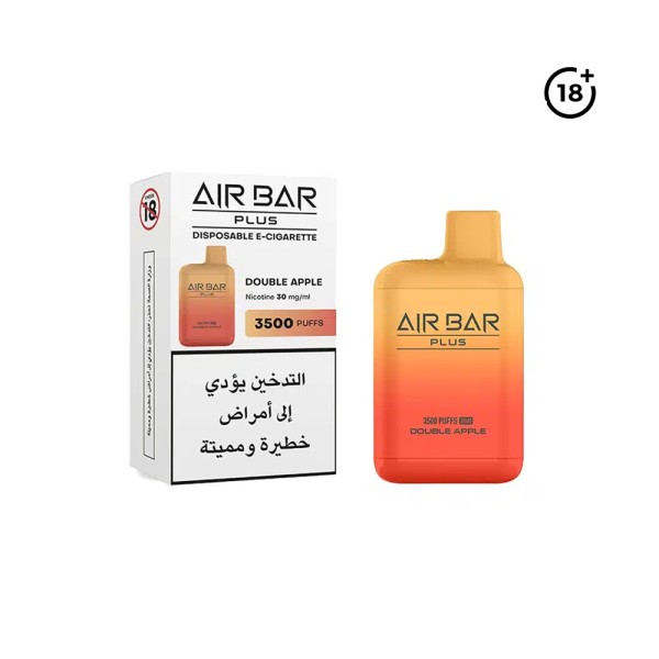 AIR BAR PLUS DOUBLE APPLE 3500 PUFFS