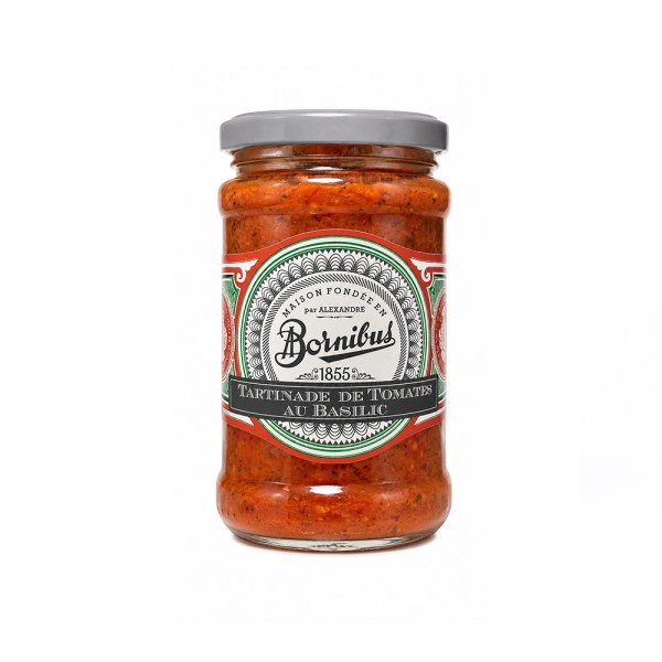 BORNIBUS TARTINADE DE TOMATE AU BASILIC 