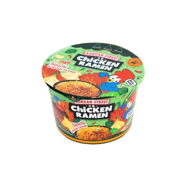 KOREAN STREET KIMCHI AND CHICKEN NOODLES CUP
