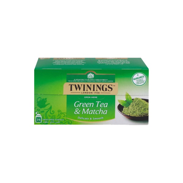 TWININGS GREEN TEA AND MATCHA