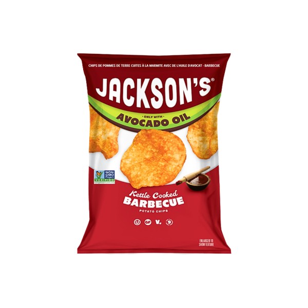 JACKSON'S BBQ CLASSIC KETTLE POTATO CHIP WITH AVOCADO OIL