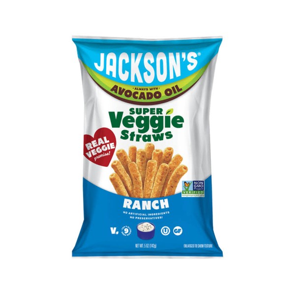 JACKSON'S RANCH SUPER VEGGIE STRAWS CHIP WITH AVOCADO OIL 