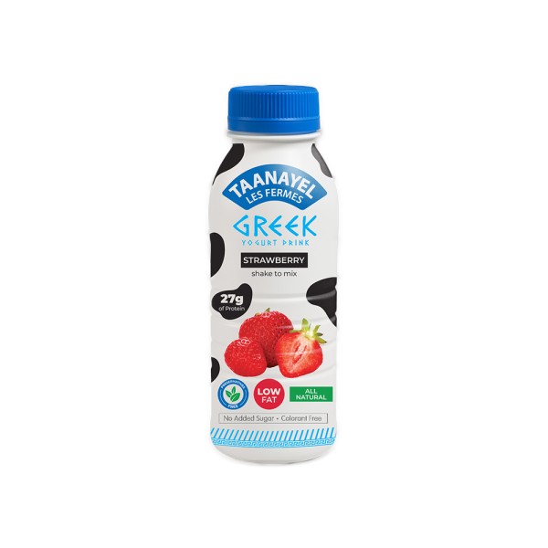 TAANAYEL LES FERMES DRINKING GREEK YOGURT HP  STRAWBERRY