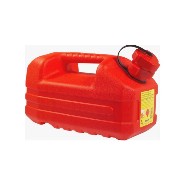 REDLIFFS JERRYCAN 5 LTR RED 321X178X182MM, APPROVED HYDROCA