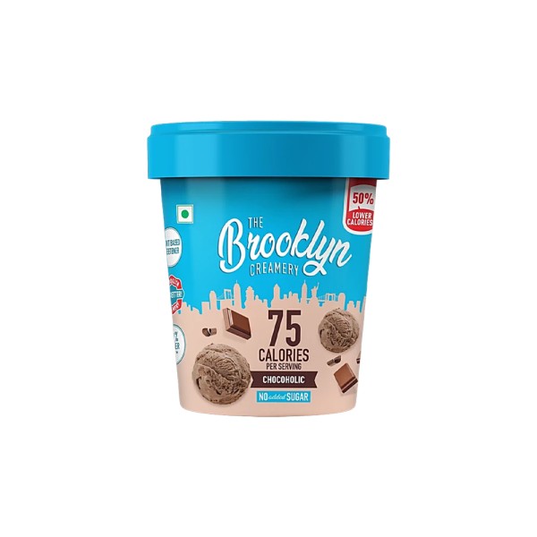 BROOKLYN CHOCOHOLIC NO ADDED SUGAR VEGAN ICE CREAM CUP