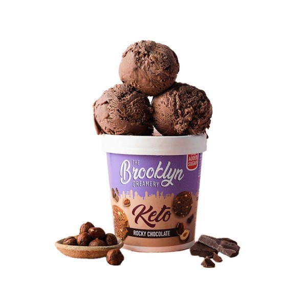 BROOKLYN KETO ROCKY CHOCOLATE ICE CREAM CUP