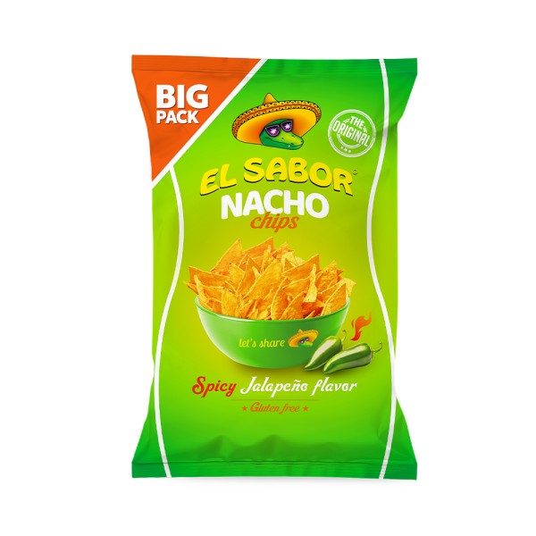 EL SABOR NACHO CHIPS SPICY JALAPENO
